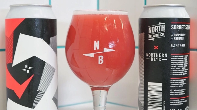 Introducing Vegan Sorbet Sour (Beer) – an exciting new collaboration between North Brewing Co and Northern Bloc Ice Cream